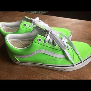 Lime green Vans